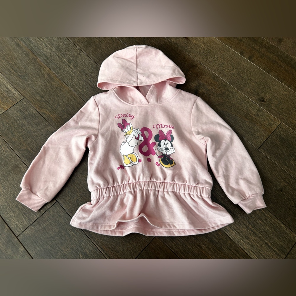 Girls Disney Minnie Mouse‎ & daisy hoodie size 3t